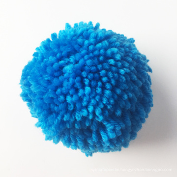 Big Size 4 inch Woolen Yarn Pompom Cotton Pompom  For Shop Decoration